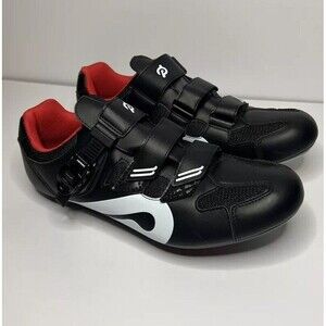 Peloton PL-SH-B With Delta Cleats Black/Red Cycling Shoes Men 48 Synthetic Bike